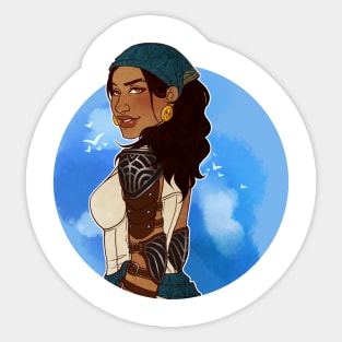 Queen of the Eastern Seas Sticker